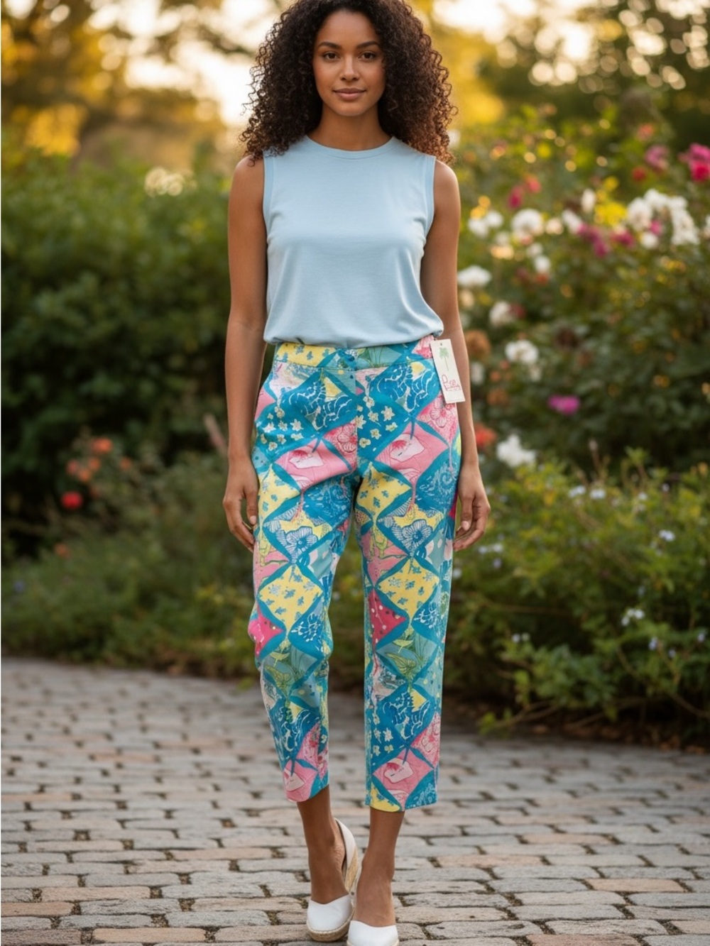 Lilly Pulitzer Cropped Pants, Size 4, NWT
